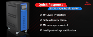 Stabilizzatore di Tensione Automatico al 100% con Protezione 10kva 20kva 30kva 40kva 50kva Regolatore di Tensione - Product Image 5