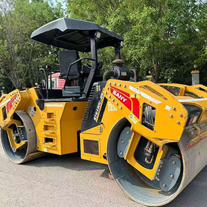 Doppio sany str130c rullo a tamburo compattatore idraulico vibratorio rullo compressore Tandem rotella altri macchinari usati - Product Image 4