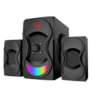 Manufacture Big Size RGB USB FM 2.1 Three Way Audio Crossover Computer Speaker <b>for</b> Home Theater Use High Fidelity Sound Quality - Product Image 1