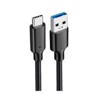 Cable USB 3.2 Gen 2 Tipo C - Transferencia de Datos de 10 Gbps, Suministro de Energía de 60 W (3 A), Compatible con Teléfonos Inteligentes/Laptops/Unidades Externas/Autos