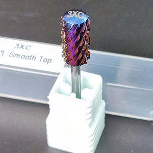 أعلى برميل كبير 5XC 4XC 3XC مسمار ، مانيكير ، محرك بت الأظافر الكربيد الأرجواني - Product Image 2