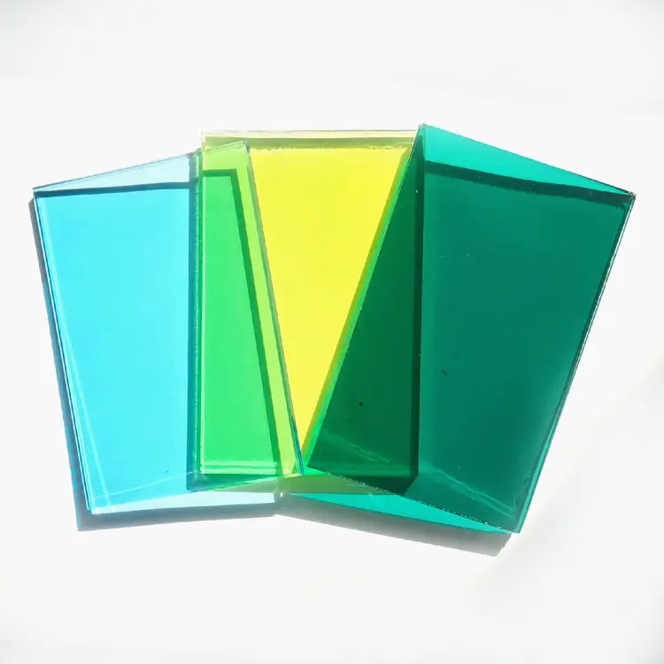 clear color architectural tempered laminated safety glass for building railings