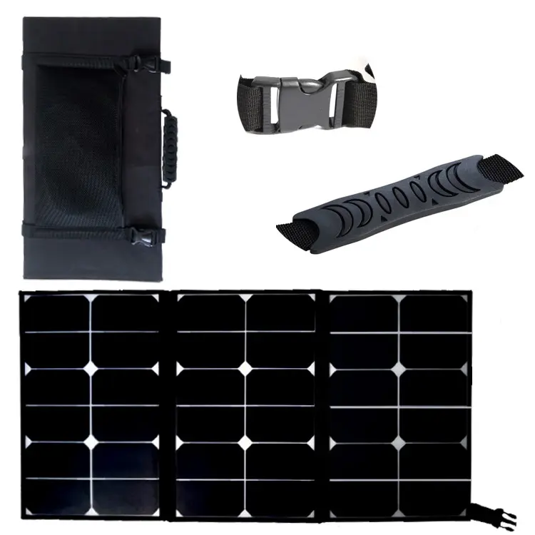 Folding Sunpower GEN III 60W 100w 120w 160w 180w Solar Panel Charger Portable for 12V 24V battery