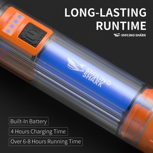 สไมล์ลิ่ง ชาร์ค M77 ไฟฉาย LED แบบชาร์จไฟได้ USB พร้อมจอแสดงผลไฟฟ้า ไฟส่องสว่างสำหรับตั้งแคมป์กลางแจ้ง - Product Image 3