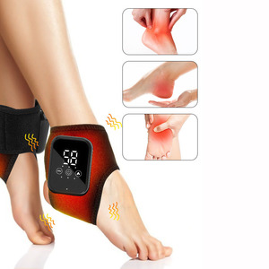 Cinturón de Masaje de Tobillo Recargable por USB, Masajeador de Pies Inalámbrico con Calor y Vibración, Soporte de Tobillo, Envoltura Calentadora de Pies - Product Image 2