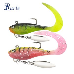 Leurre souple de pêche, jig en plomb, appâts en PVC, appât VIB, appâts artificiels rotatifs, appâts durs, cuillère en métal pour les poissons de la famille des ets - Product Image 1