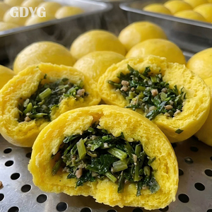 Boulette de maïs chinoise vapeur aux légumes, surgelée, traditionnelle et authentique, prête à consommer, de qualité supérieure, pour la vente en gros, cuisson <span class=keywords><strong>au</strong></span> <span class=keywords><strong>micro</strong></span>-ondes - Product Image 1