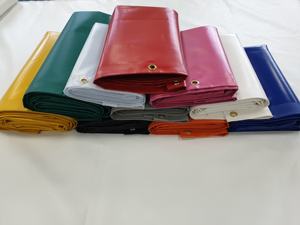 PVC Tarpaulin <b>Waterproof</b> Polyester Fabric with Glossy Matte Finish UV Resistant for Tent Canopy Truck Cargo <b>Cover</b> - Product Image 6