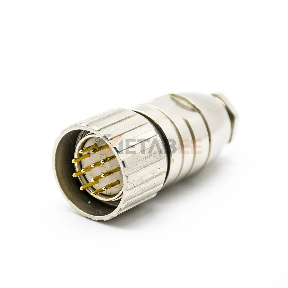 M23 12 Pin Connector Female Male 12-pin