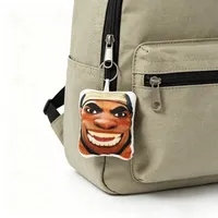 Porte-clés en peluche sonore de 10 cm, figurine amusante du héros Maugaloa Malosi Mauga, pendentif de sac, décoration de jeu d'anime