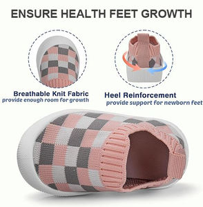 Chaussures de printemps respirantes à enfiler pour bébé, légères, antidérapantes, pour les premiers <span class=keywords><strong>pas</strong></span>, unisexes, pour bébés garçons et filles, baskets à semelle extérieure en TPR - Product Image 4