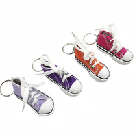 Porte-clés en toile en forme de baskets mignonnes, promotionnels, en promotion