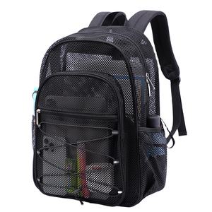 Sac à dos personnalisable léger en maille imperméable avec doublure en polyester pour les déplacements en extérieur, le bureau et les étudiants - Product Image 2