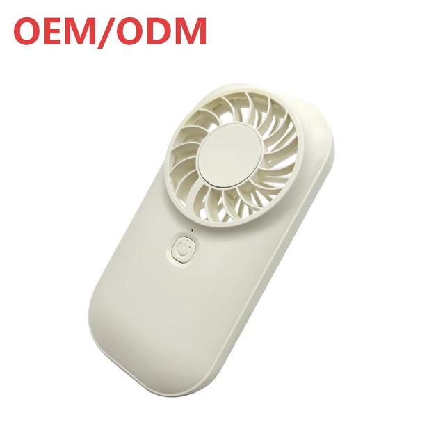 OEM/ODM Portable Mini Handheld Fan USB Charging Rechargeable Battery Brushless Motor 5-Speed 3-6h Runtime Outdoor Use Quiet