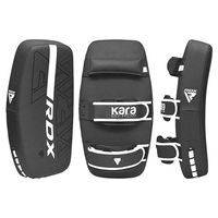 Haute Qualité RDX Thai Pads Courbé Kickboxing Muay Thai avec Poignée Solide, Maya Hide Cuir KARA Strike Shield pour Genoux El