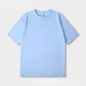 T-shirt de sport à manches courtes en coton pur pour adolescents, style estival, personnalisable avec des lettres imprimées, vente en gros - Product Image 6