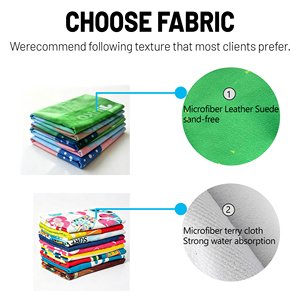 Serviette de plage personnalisée en gros avec logo pour piscine, voyage et usage estival, séchage rapide, cadeau sportif OEM, serviette de plage en microfibre - Product Image 5