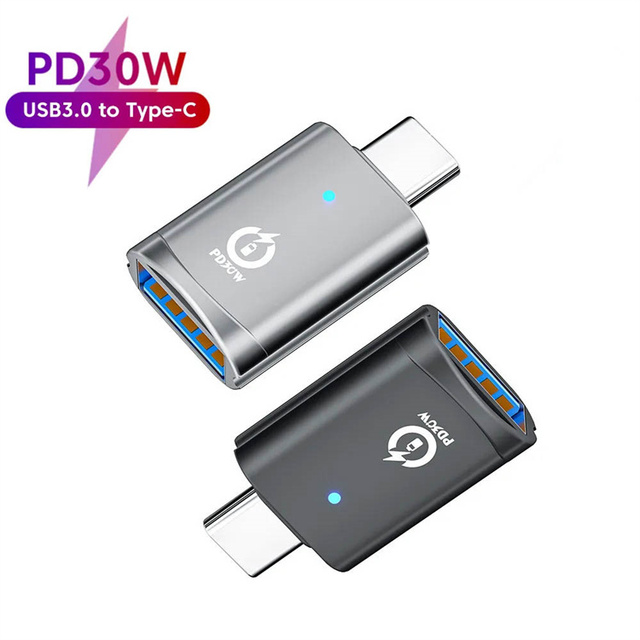 USB 3.0 Type-C OTG Adapter Type C Male to USB Female Converter for Phone 15 Macbook Xiaomi USB C OTG Connector