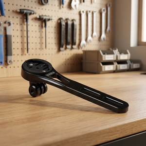 Soporte para Ciclocomputador XON XBT-47 de Aleación de Aluminio Negro para Bicicleta de Carretera, Soporte para Cronómetro y Gopro - Product Image 3