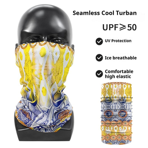 Impression personnalisée randonnée en plein air sans couture séchage rapide cravates protection UV <span class=keywords><strong>cyclisme</strong></span> Bandana lait soie polyester cache-cou - Product Image 4