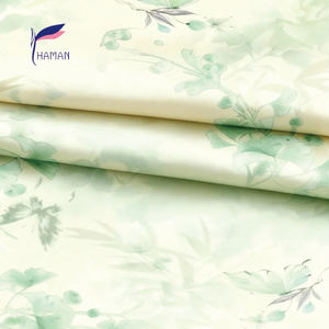 Eco-Friendly Wrinkle Resistant 100% Polyester Sateen <strong>Fabric</strong> Medium Weight <strong>Customizable</strong> <strong>Printed</strong> Patterns for Skirts Dresses Women - Product Image 3