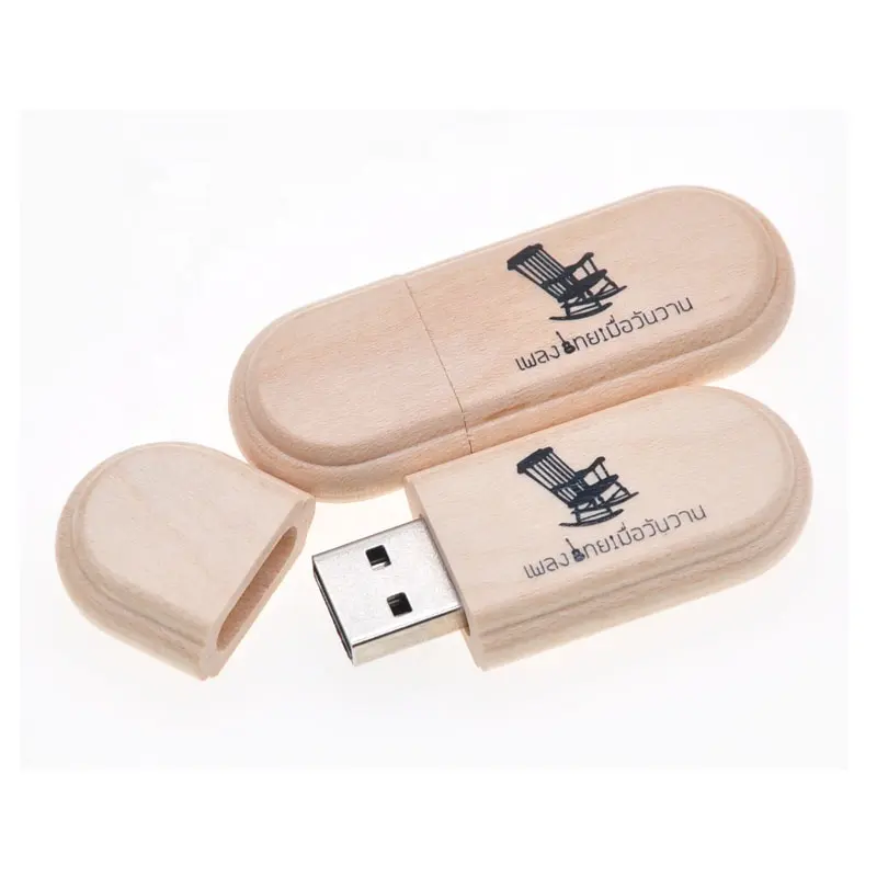 Fabrik bieten kostenlose Probe Custom Logo Gravierte Holz USB 32 GB Pen drive 64GB Flash-Laufwerk LFW-04
