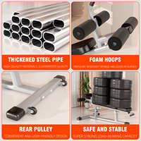 Banc de musculation réglable, banc d'entraînement multi-positions avec verrouillage des jambes, équipement de gym à domicile pour un entraînement complet du corps