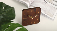 Gravure au laser design personnalisé horloges décoratives de bureau à domicile