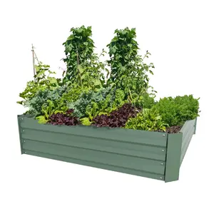 Buiten Tuin Box Metalen Tuin Verhoogde Bedden Verhoogde Moestuin Bed Plantenbak