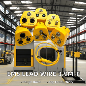 Fiche de mise à la terre jaune antistatique à 3 broches pour contrôle ESD 3X10mm - Product Image 3