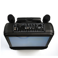 Machine de karaoké portable sans fil avec haut-parleur de 10 pouces haute puissance, 2 voies, 2 Go de RAM/64 Go de ROM, Android 12.0, 40 W