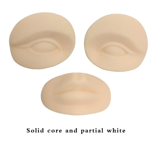 BL Peau d'entraînement jetable en silicone 3D pour tatouage, microblading, maquillage permanent et cosmétique, pour sourcils, eye-liner et lèvres, destinée aux étudiants - Product Image 3