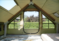 Tente de camping gonflable portable de haute qualité, imperméable, 4 saisons, en Oxford, pour famille, 12 m², installation rapide pour les fêtes en plein air