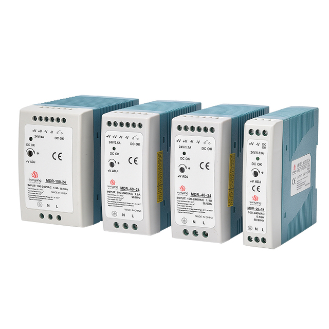 Switching Power Supply Mdr-10/20/40/60/100 Industrial Power Supply Unit 220v Ac to 12v Dc Power Supply