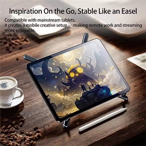 Soporte Magnético de Aluminio para Teléfono, Escritorio, para <span class=keywords><strong>iPhone</strong></span>, iPad, Soporte para Laptop, Ángulo Ajustable, Portátil, Plegable, Trípode - Product Image 6