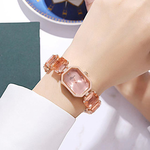 Popular Light Luxury Jewelry <b>Rectangular</b> Crystal Inlaid <b>Watch</b> for Women's Fashion Trend square Fashion Bracelet <b>Watch</b> - Product Image 3