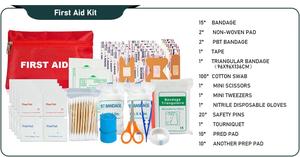 <span class=keywords><strong>Kit</strong></span> de survie d'urgence à bandoulière pour 2-3 personnes, personnalisé sous marque privée, avec allume-feu en fer, pour la pêche, le camping, la randonnée et l'hiver, et sac de survie d'urgence - Product Image 5