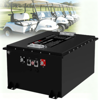 Baterai Golf Cart 48v 160ah untuk Mobil Wisata LSV (Kendaraan Kecepatan Rendah Club Car) 6000 Siklus Baterai Lifepo4 dengan Charger