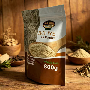 Eco Friendly Dry Food Retail Display Stand Up Pouch 800g Natural Plant Powder Resealable Storage <b>Bag</b> Heat seal brownie <b>bag</b> - Product Image 5