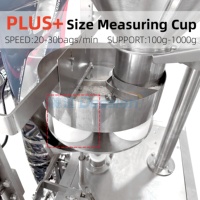 Fully Automatic 1kg Brazil Coffee Sugar Packing Machine for Small Business Granule Weighing Back Sealing Filling Machine