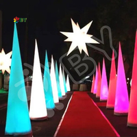 BOYAN publicité LED pilier éclairé gonflable/colonne gonflable LED/tour lumineuse gonflable pour mariage