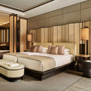 أطقم أثاث من الخشب الصلب فاخرة وعصرية مخصصة لمشاريع غرف نوم الشباب وغرف المعيشة في الفنادق 5 نجوم للاستخدام في الشقق والحمامات - Product Image 3