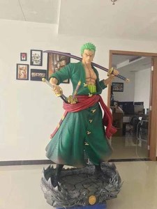 2024 vendita calda 190cm 6ft a grandezza naturale uno pezzi Zoro Action Figure con spada Anime statua in resina per arredamento - Product Image 2