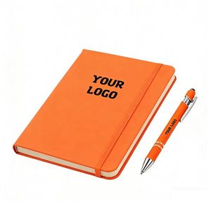 Cuadernos de Regalo con Logotipo Empresarial Personalizado, Cuadernos Escolares de Tapa Dura A5 A6 de PU, Cuadernos de Cuero - Product Image 1