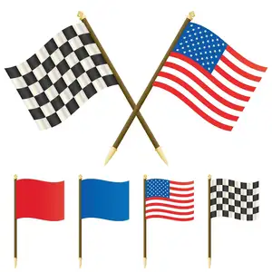 Dynamic Waving Hand Flags - Durable Handheld Flags for Making a Statement