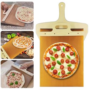 Nueva pala deslizante de grado alimenticio PP para corteza de Pizza con mango fácil de deslizar corteza de Pizza fácil de transferir masa de Pizza - Product Image 4