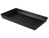 Boîtes de pâturage plateaux de restauration en papier ondulé, boîte brune à cannelure E/F avec fenêtre pour cupcake Carton collation Plateau en papier Kraft