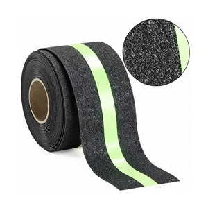 Đen cầu thang phát sáng trong bóng tối không thấm nước an toàn cảnh báo <span class=keywords><strong>PVC</strong></span> chống trượt dính <span class=keywords><strong>Glow</strong></span> Grip Băng Acrylic trượt băng - Product Image 4