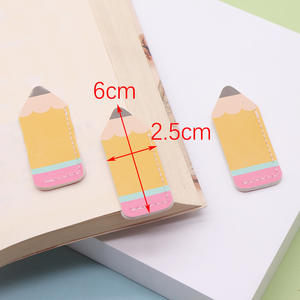 Marcapáginas de Cuero PU con Diseño de <span class=keywords><strong>Dibujos</strong></span> <span class=keywords><strong>Animados</strong></span>, Resistente al Agua, con Grabado en Relieve, Papelería Promocional <span class=keywords><strong>para</strong></span> Niños - Product Image 3