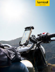 लैमिकल बी पी 05 शॉकप्रूफ मोटरसाइकिल फोन माउंट एंटी-वाइब्रेशन हैंडलबार धारक एक हैंड ऑपरेशन स्टैंड - Product Image 5